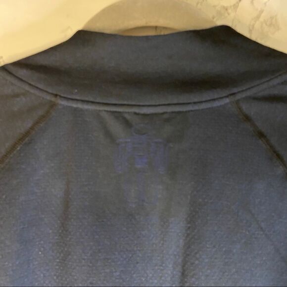 HPE Cross X seamless 1/4 zip in navy - Picture 6 of 7